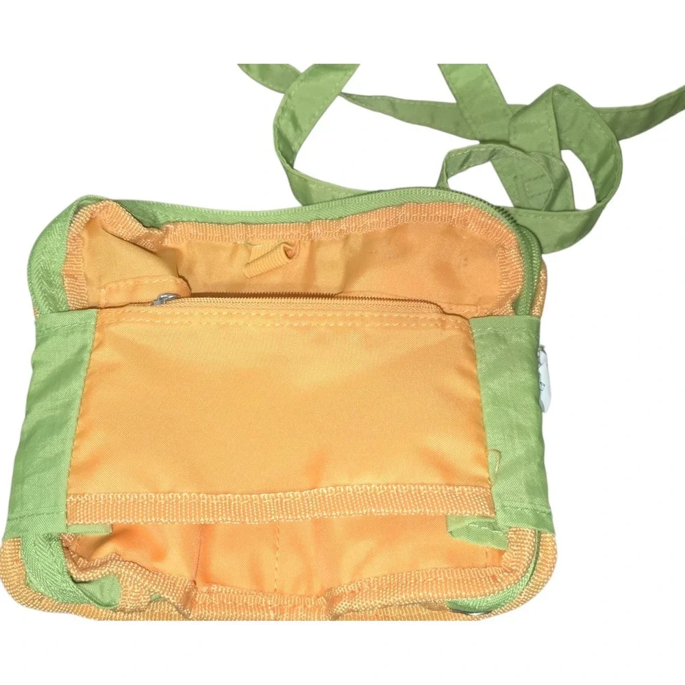Baggallini Olive‎ Green Zip Crossbody Bag Handbag Wallet Pocket Convertible